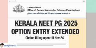 Kerala NEET PG 2025 Option-Entry Deadline Extended; Check Details Here